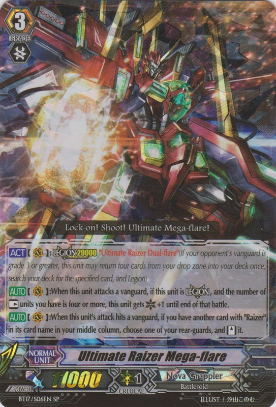 Unit Of The Week Ultimate Raizer Mega Flare Awesome Card Games