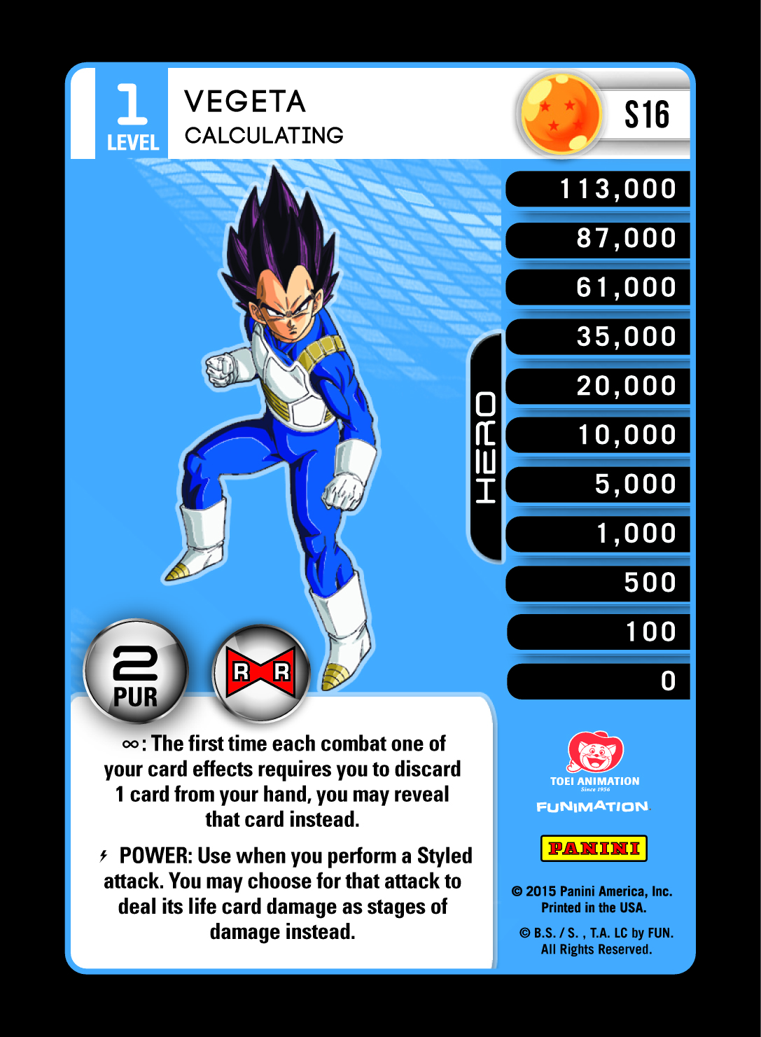 The Prince of Saiyans - Awesome Card Games