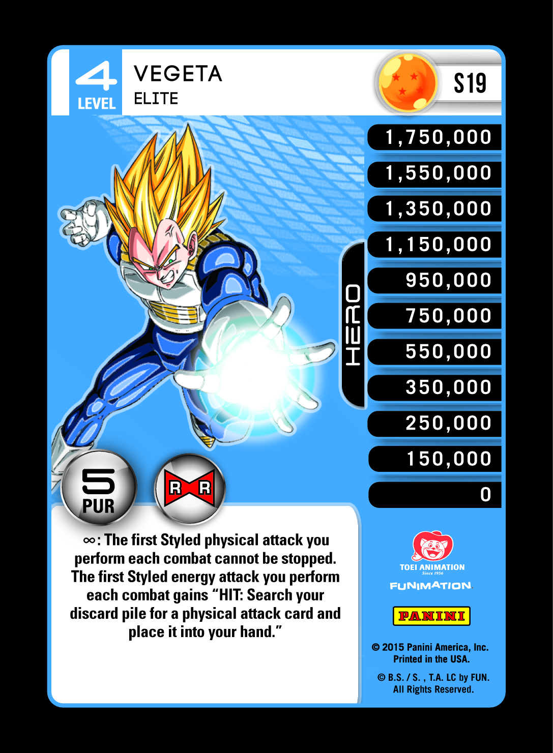 The Prince of Saiyans - Awesome Card Games