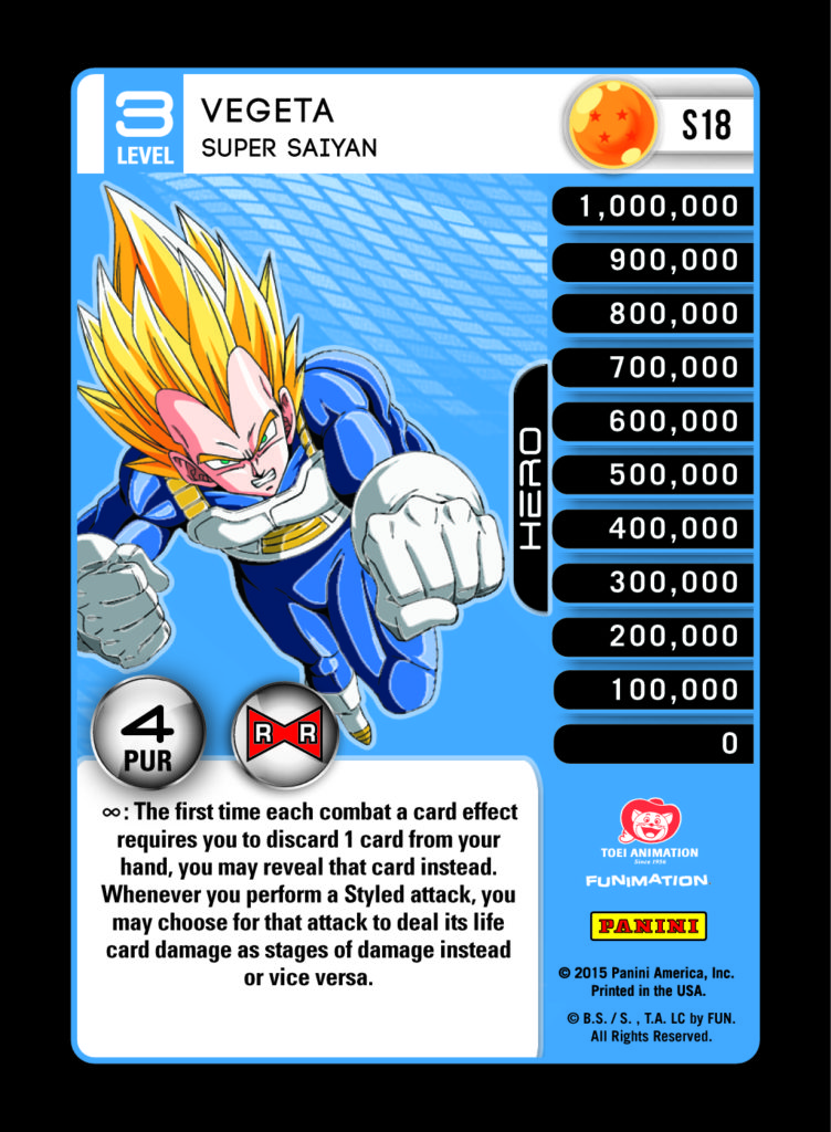 The Prince of Saiyans - Awesome Card Games