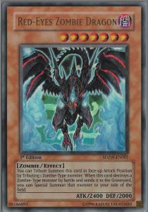 Yu Gi Oh Card Review Red Eyes Zombie Dragon Awesome Card Games