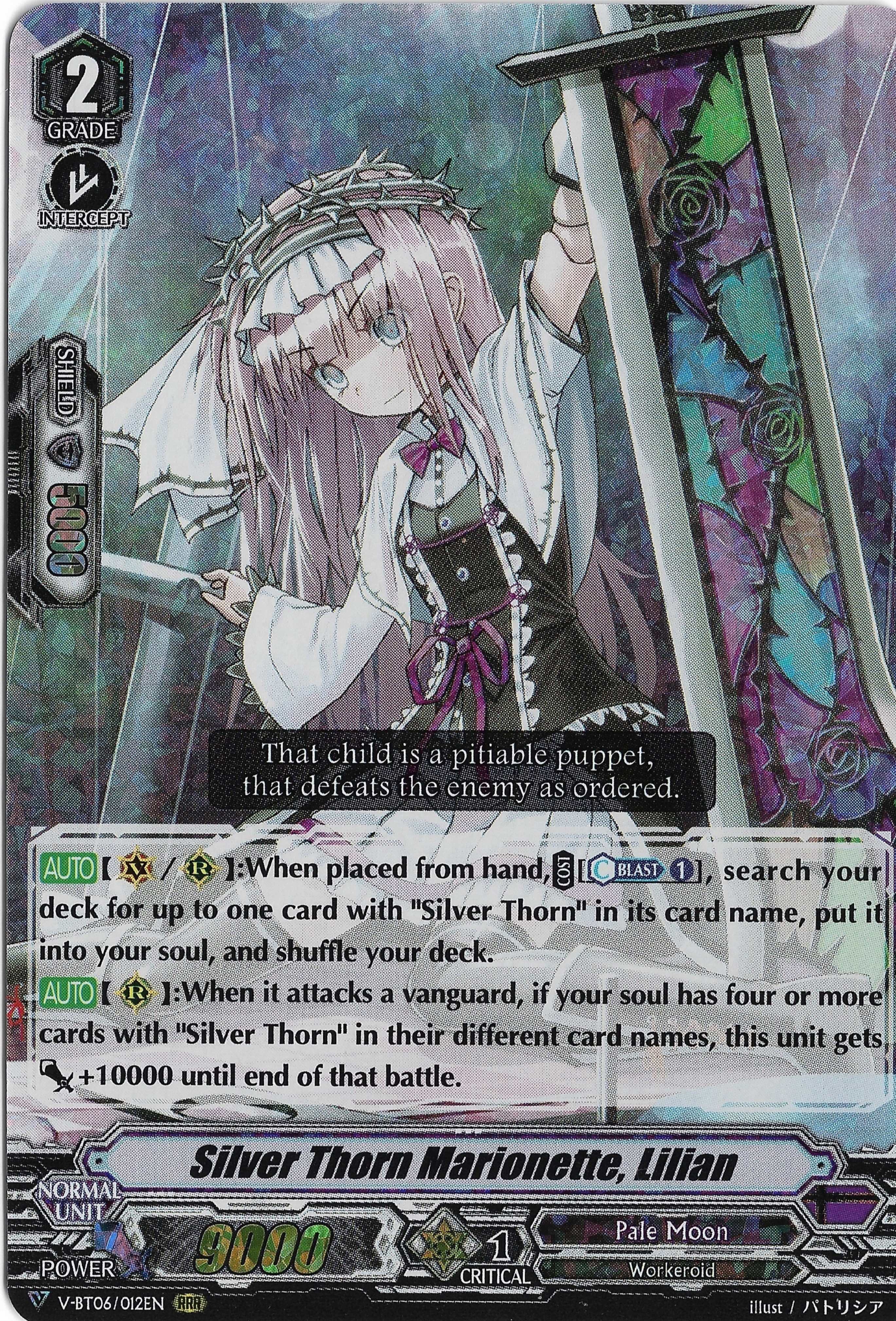 Unit of The Week: Silver Thorn Marionette, Lillian (V Series) - Awesome Card  Games