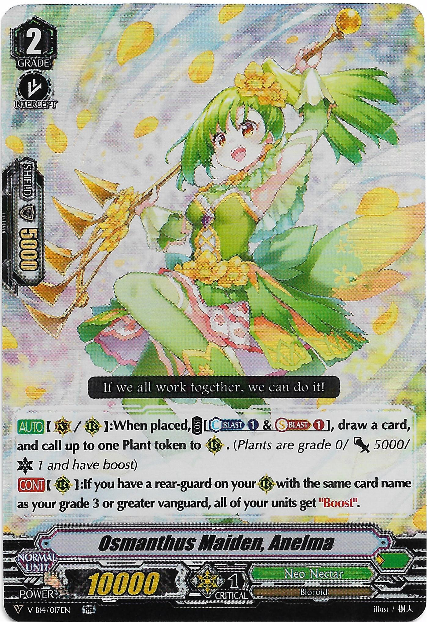 Unit Of The Week Osmanthus Maiden Anelma V Series Awesome Card Games