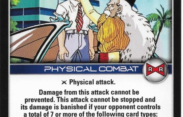 DBZ Card Review: Sinister Choke