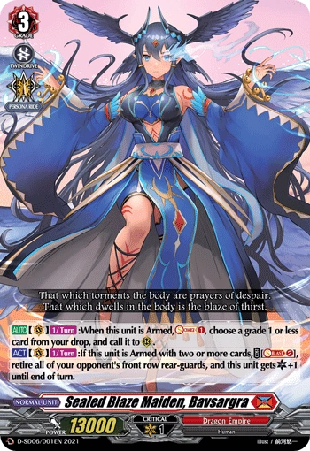 Unit of The Week: Sealed Blaze Maiden, Bavsargra
