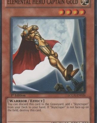 Yu-Gi-Oh! Card Review: Elemental HERO Captain Gold
