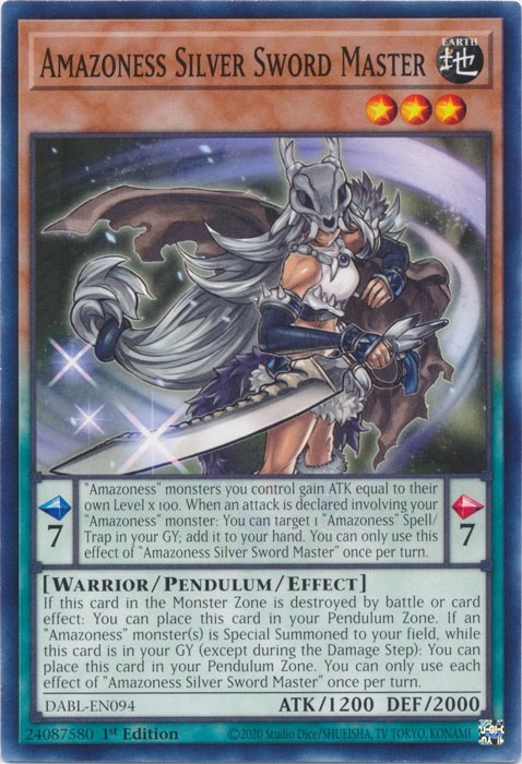 Yu Gi Oh Card Review Amazoness Silver Sword Master Awesome Card Games