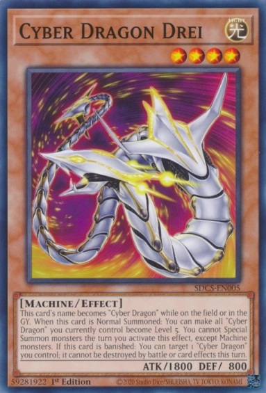 Yu-Gi-Oh! Card Review: Cyber Dragon Drei - Awesome Card Games