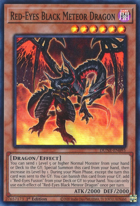 Yu-Gi-Oh! Card Review: Red-Eyes Black Meteor Dragon - Awesome Card Games