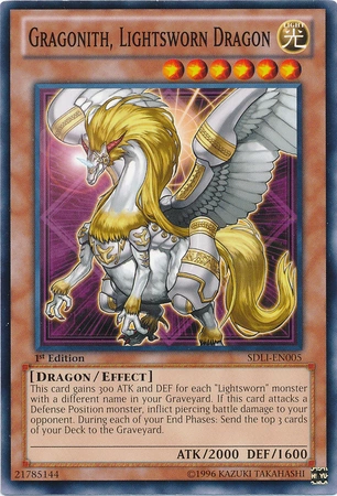Yu-Gi-Oh! Card Review: Gragonith, Lightsworn Dragon