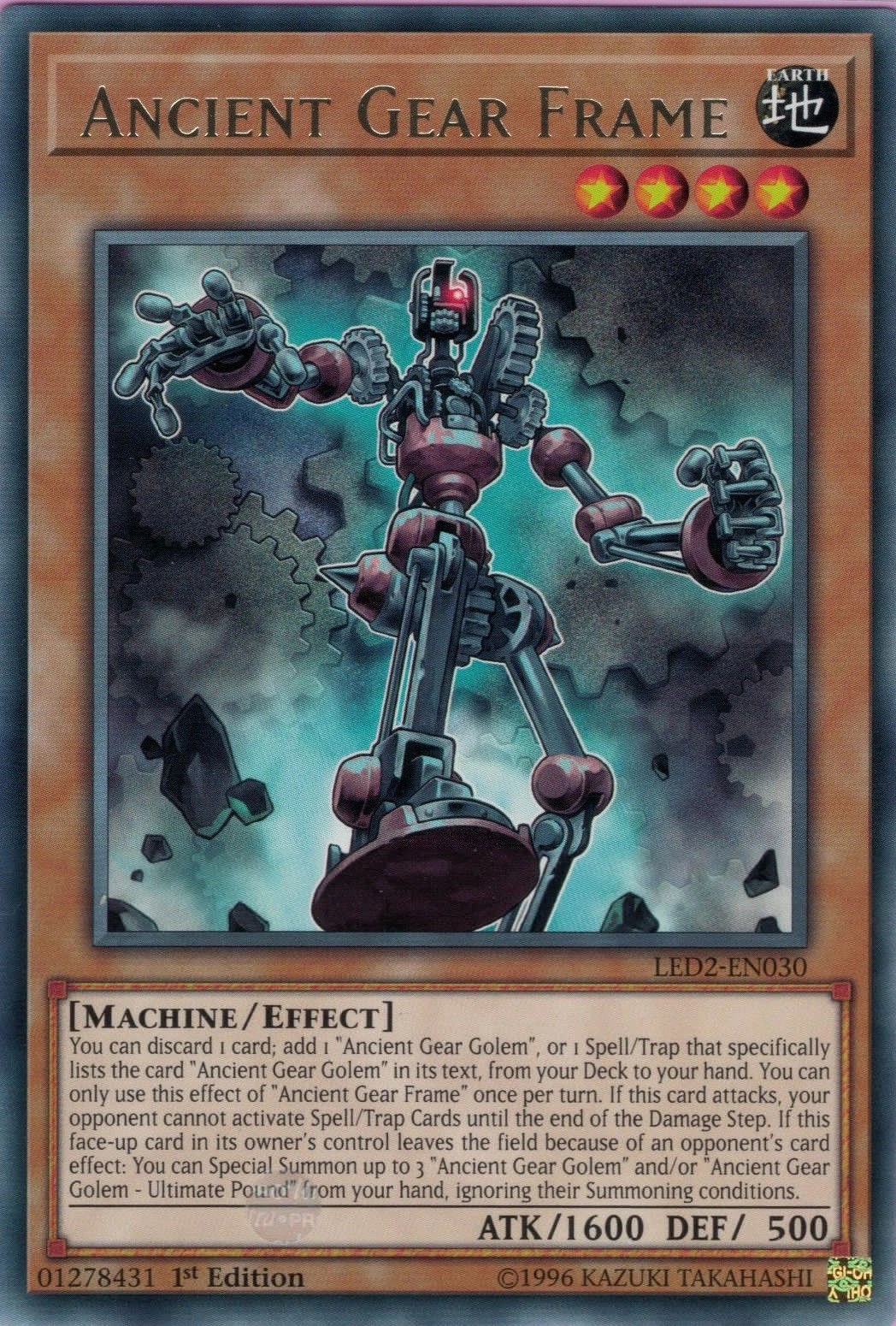 Yu-gi-oh! Card Review: Ancient Gear Frame - Awesome Card Games