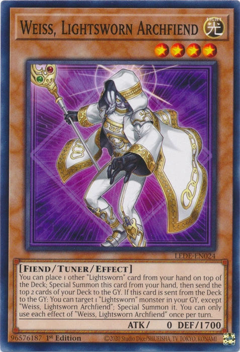 Yu-Gi-Oh! Card Review: Weiss, Lightsworn Archfiend