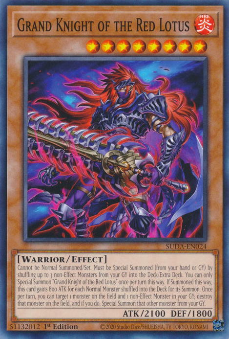 Yu-Gi-Oh! Card Review: Grand Knight of the Red Lotus