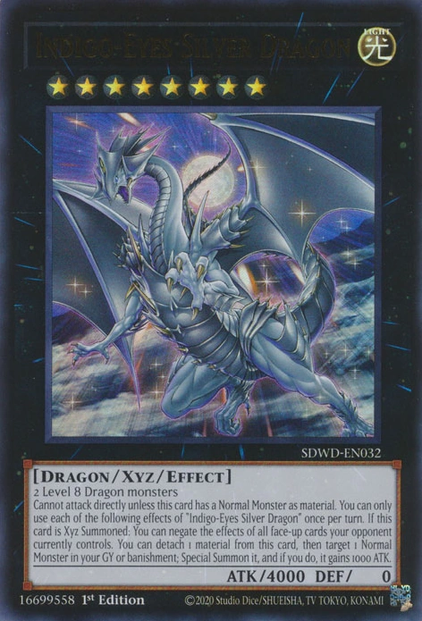 Yu-Gi-Oh! Card Review: Indigo-Eyes Silver Dragon