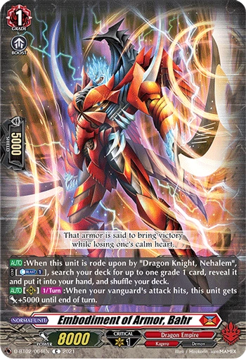 Unit of The Week: Embodiment of Armor, Bahr (D Series)
