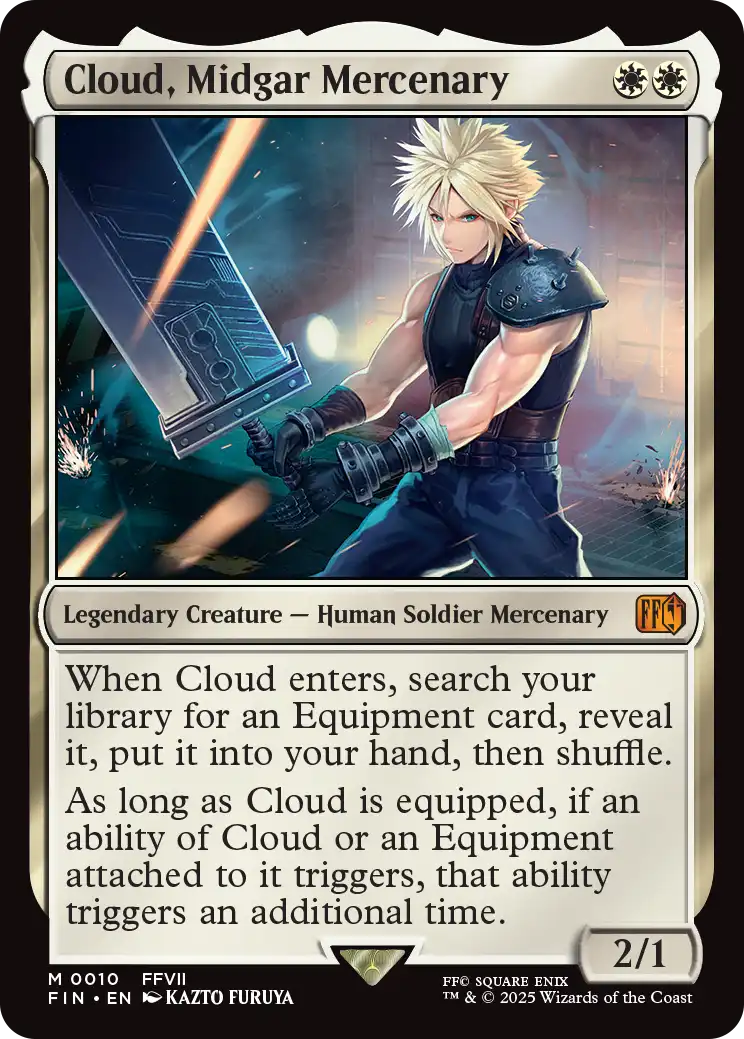 MTG Card Review: Cloud, Midgar Mercenary