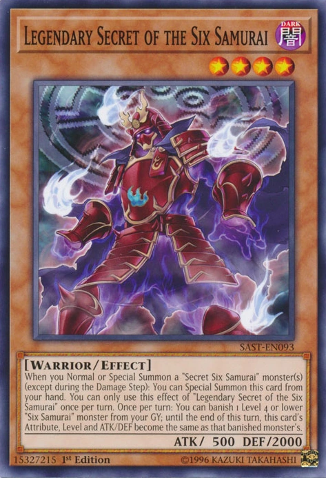 Yu-Gi-Oh! Card Review: Legendary Secret of the Six Samurai