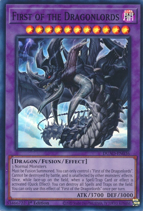Yu-Gi-Oh! Card Review: First of the Dragonlords