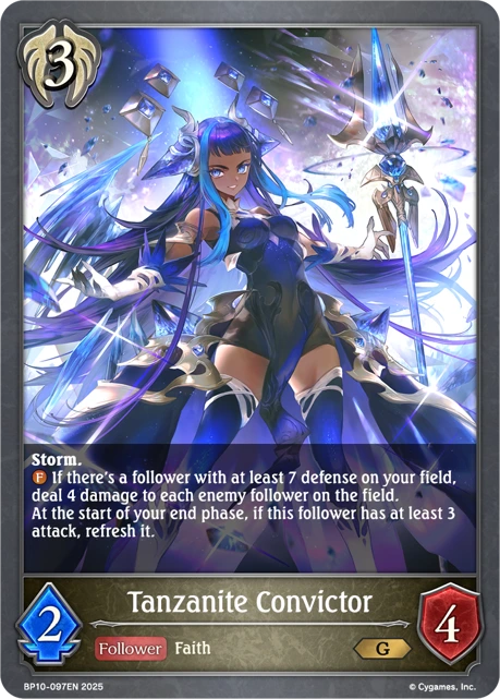 Shadowverse Card Review: Tanzanite Convictor