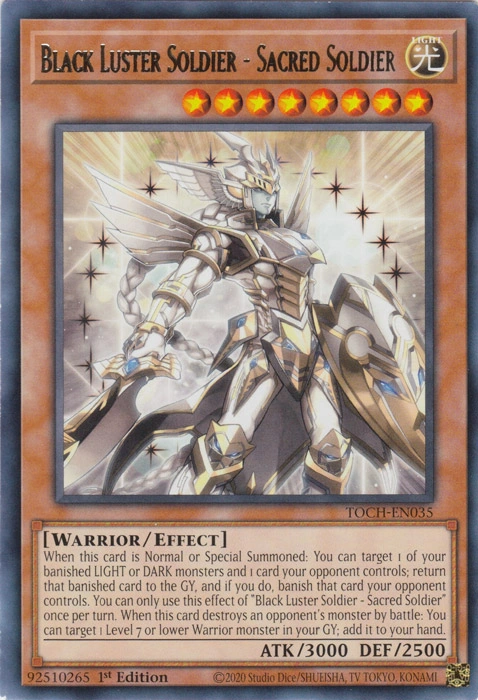 Yu-Gi-Oh! Card Review: Black Luster Soldier – Sacred Soldier