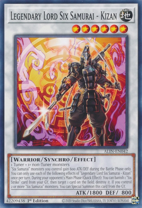 Yu-Gi-Oh! Card Review: Legendary Lord Six Samurai – Kizan