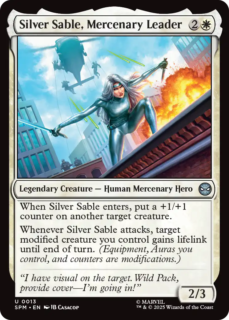 MTG Card Review: Silver Sable, Mercenary Leader