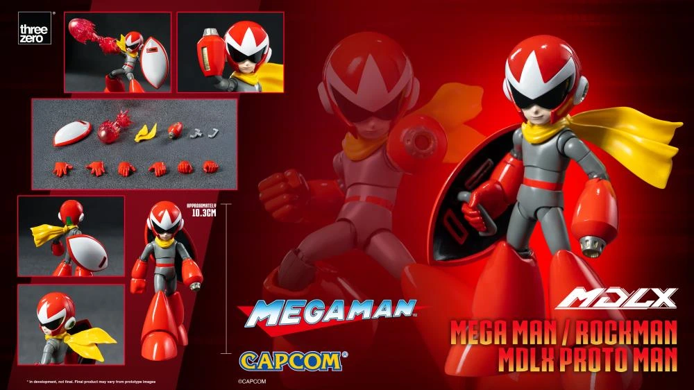 MDLX Proto Man from Threezero Arrives in 2026