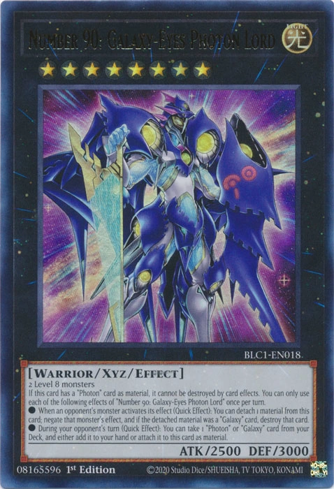 Yu-Gi-Oh Card Review: Number 90: Galaxy-Eyes Photon Lord