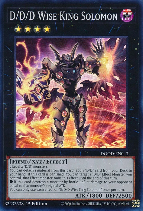 Yu-Gi-Oh! Card Review: D/D/D Wise King Solomon