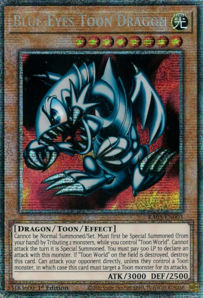 Yu-Gi-Oh! Card Review: Blue-Eyes Toon Dragon