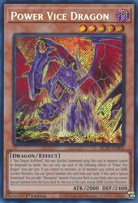 Yu-Gi-Oh! Card Review: Power Vice Dragon