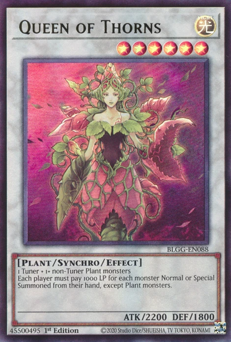 Yu-Gi-Oh! Card Review: Queen of Thorns