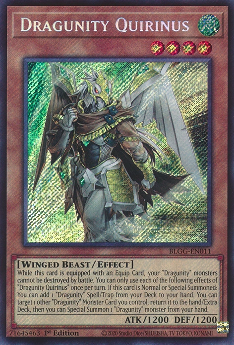 Yu-Gi-Oh! Card Review: Dragunity Quirinus