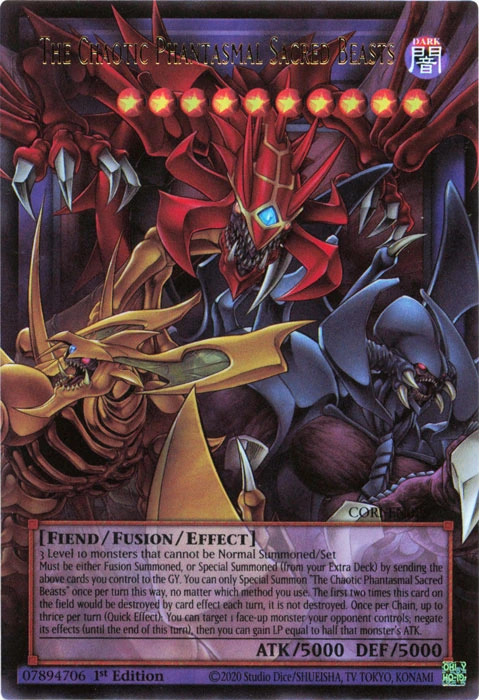 Yu-Gi-Oh! Card Review: The Chaotic Phantasmal Sacred Beasts